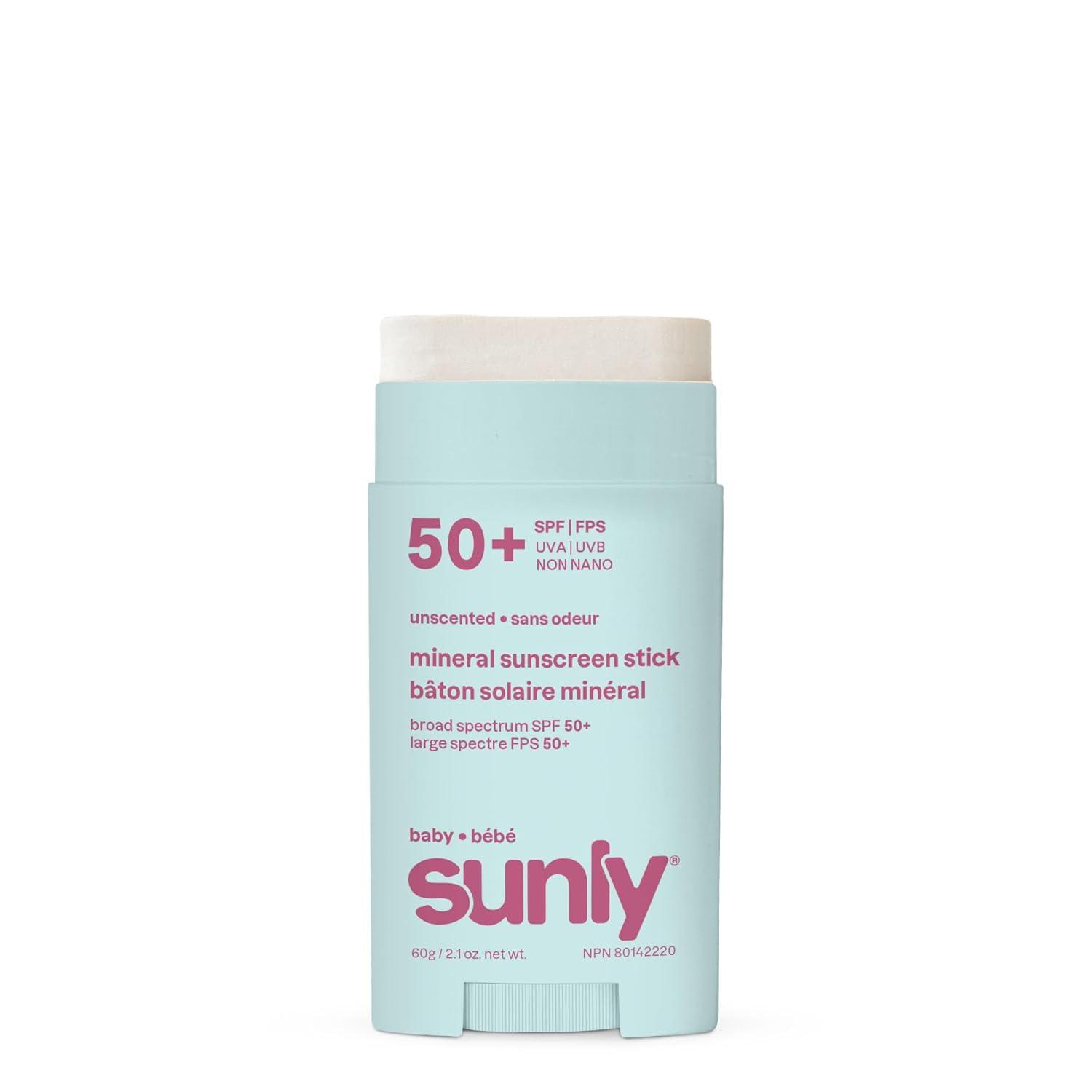 image:imageATTITUDE Baby Mineral Sunscreen Face Stick SPF 50 Broad Spectrum Zinc Oxide EWG Verified NonNano Gentle Lightweight NonGreasy Vegan2 Ounce Pack of 1