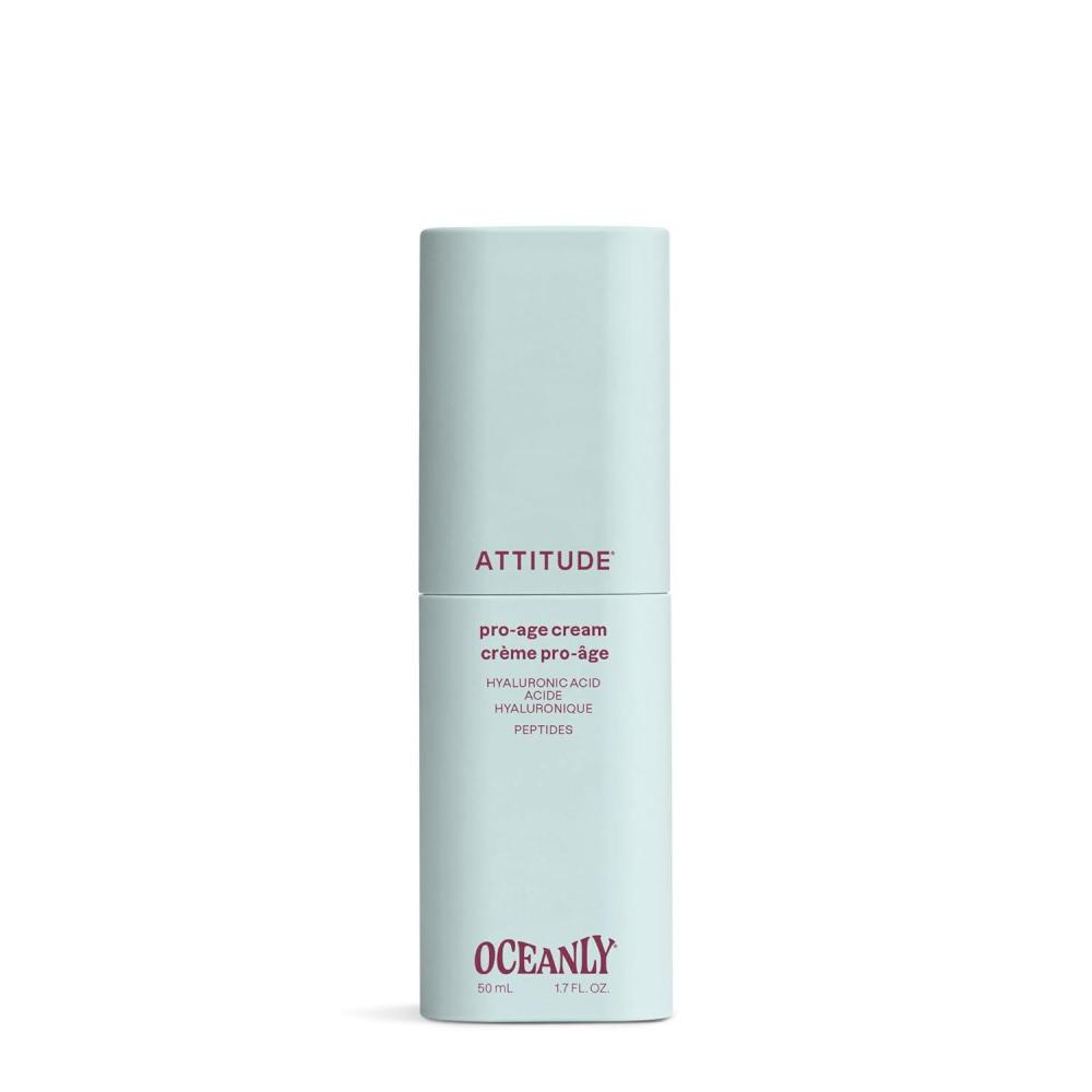 image:imageATTITUDE Anti Aging Face Cream With Hyaluronic Acid Peptides amp Ceramides For Wrinkles amp Fine Lines Fragrance Free Skincare Dermatologically Tested For Women amp Men EWG Verified Vegan 17 Fl Oz