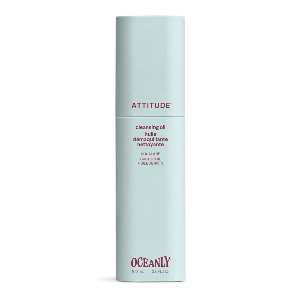 image:imageATTITUDE Cleansing Oil Makeup Removing Face Cleanser with Squalane amp Castor Oil for Soft Hydrated Skin EWG Verified Vegan Unscented 34 Fl Oz