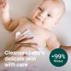 ATTITUDE Baby Water Wipes, EWG Verified, Safe for Newborns, Unscented & Fragrance-Free, 99% Water, Gentle, Vegan & Dermatologically Tested, Travel Pack with Hard Lid, 72 Count (Pack of 3)(72 Count (Pack of 3))