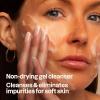 ATTITUDE Revitalizing Cleansing Gel, Gentle Face Wash with Betaine & Niacinamide for Radiant, Healthy-Looking Skin, EWG Verified, Vegan, Unscented, 3.4 Fl Oz