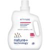 ATTITUDE Liquid Laundry Detergent, EWG Verified, HE Compatible, Plant-Based & Vegan, Natural Laundry Soap, Unscented, 80 Loads, 67.6 Fl Oz(Pink Grapefruit)