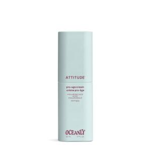 ATTITUDE Anti Aging Face Cream, With Hyaluronic Acid, Peptides & Ceramides, For Wrinkles & Fine Lines, Fragrance Free Skincare, Dermatologically Tested, For Women & Men, EWG Verified, Vegan, 1.7 Fl Oz