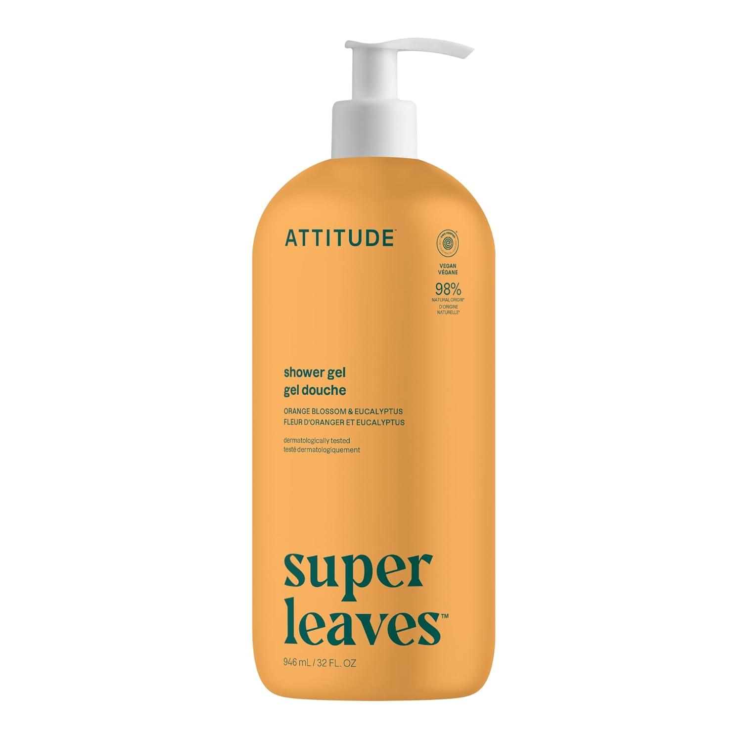image:imageATTITUDE Body Wash EWG Verified Shower Gel Dermatologically Tested Plant and MineralBased Vegan Personal Care Products Earl Grey amp Fresh Cucumber 16 Fl OzOrange Blossom Eucalyptus