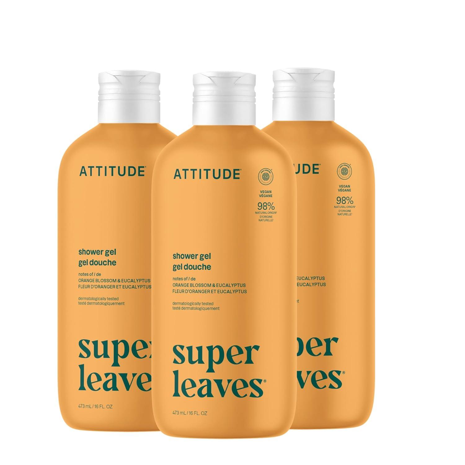 image:imageATTITUDE Body Wash EWG Verified Shower Gel Dermatologically Tested Plant and MineralBased Vegan Personal Care Products Earl Grey amp Fresh Cucumber 16 Fl OzOrange Blossom Eucalyptus