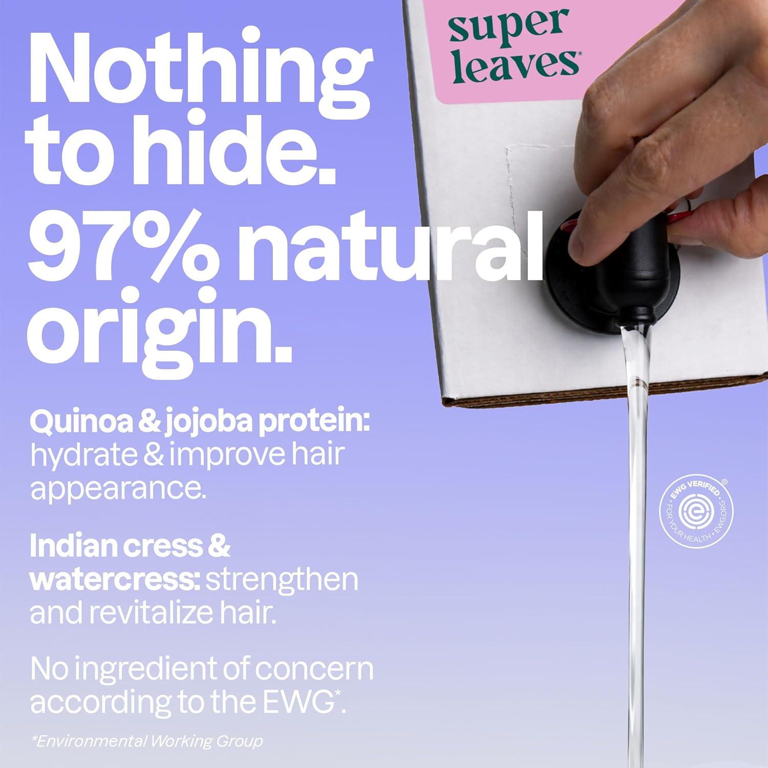 image:imageATTITUDE Moisture Rich Hair Shampoo EWG Verified For Dry and Damaged Hair Naturally Derived Ingredients Vegan and Plant Based Quinoa and Jojoba Bulk Refill 676 Fl OzMoisture Rich