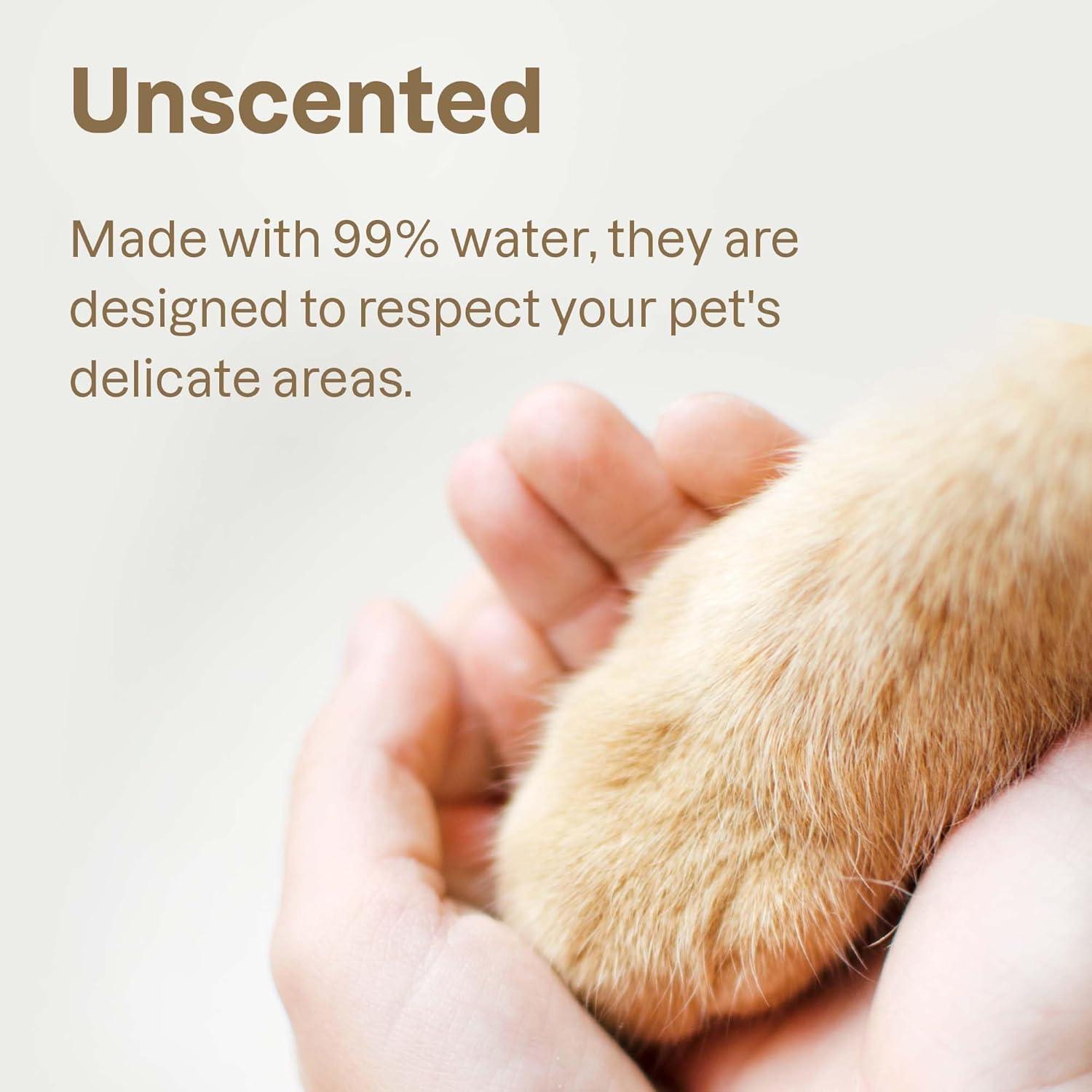 image:imageATTITUDE Pet Grooming Wipes Plant and MineralBased Ingredients Vegan and CrueltyFree Biodegradable Products Unscented 72 count Pack of 672 Count