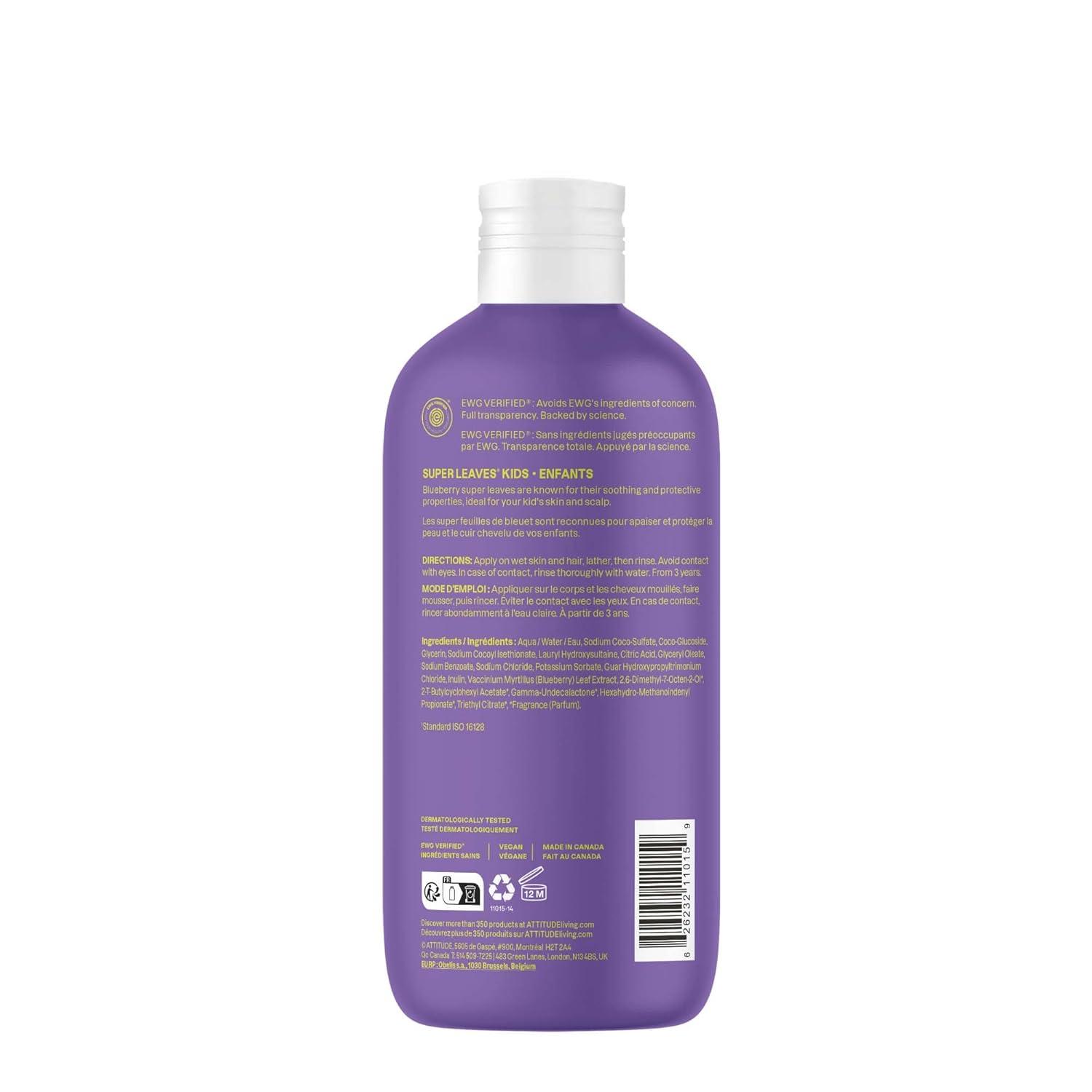 image:imageATTITUDE Shampoo and Body Wash for Kids EWG Verified Hair and Body Cleanser Dermatologically Tested Soap Plant and Mineral Based Bath Products Vegan Mango 16 Fl OzVanilla Pear