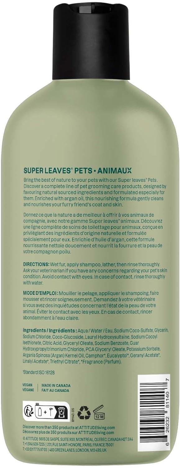 image:imageAttitude Natural Itch Soothing Shampoo for Cat amp Dog Vegan and CrueltyFree Grooming Products Lavender 16 Fl Oz Pack of 42in1 Shampoo Conditioner
