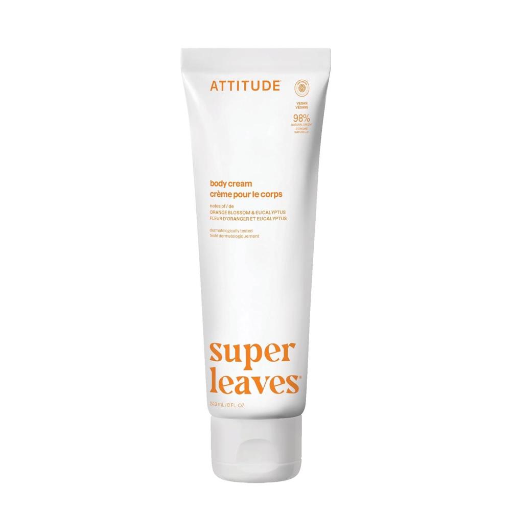 image:imageATTITUDE Body Cream EWG Verified Moisturizer Vegan Moisturizing Products For Dry Skin Dermatologically Tested White Tea Leaves 8 Fl OzOrange Blossom  Eucalyptus