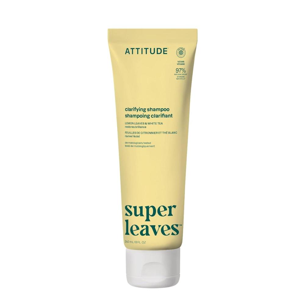 image:imageATTITUDE Clarifying Hair Shampoo EWG Verified Restores Shine Naturally Derived Ingredients Vegan and Plant Based Lemon Leaves and White Tea 16 Fl OzClarifying