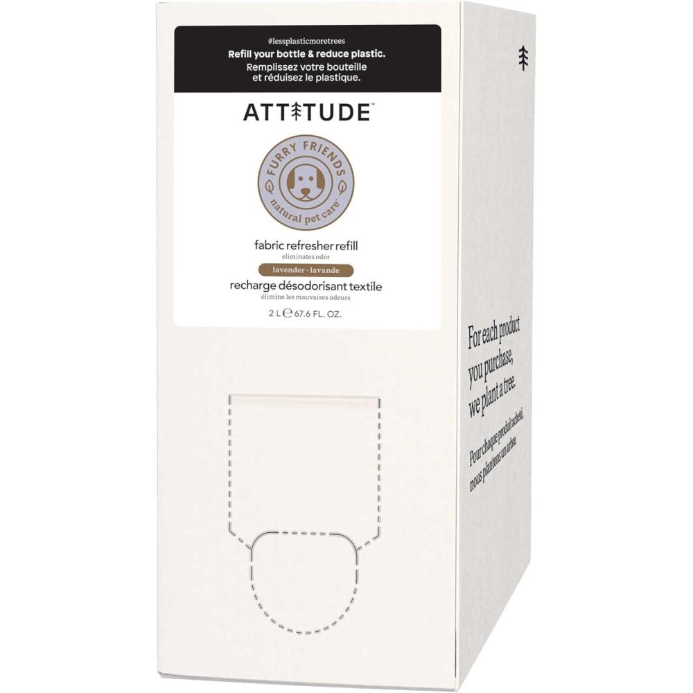 image:imageATTITUDE Fabric Refresher for Pets Neutralizes Odors Plant and MineralBased Ingredients Vegan and Crueltyfree Bulk Refill Lavender 6762 Fl Oz6762 Fl Oz Pack of 1