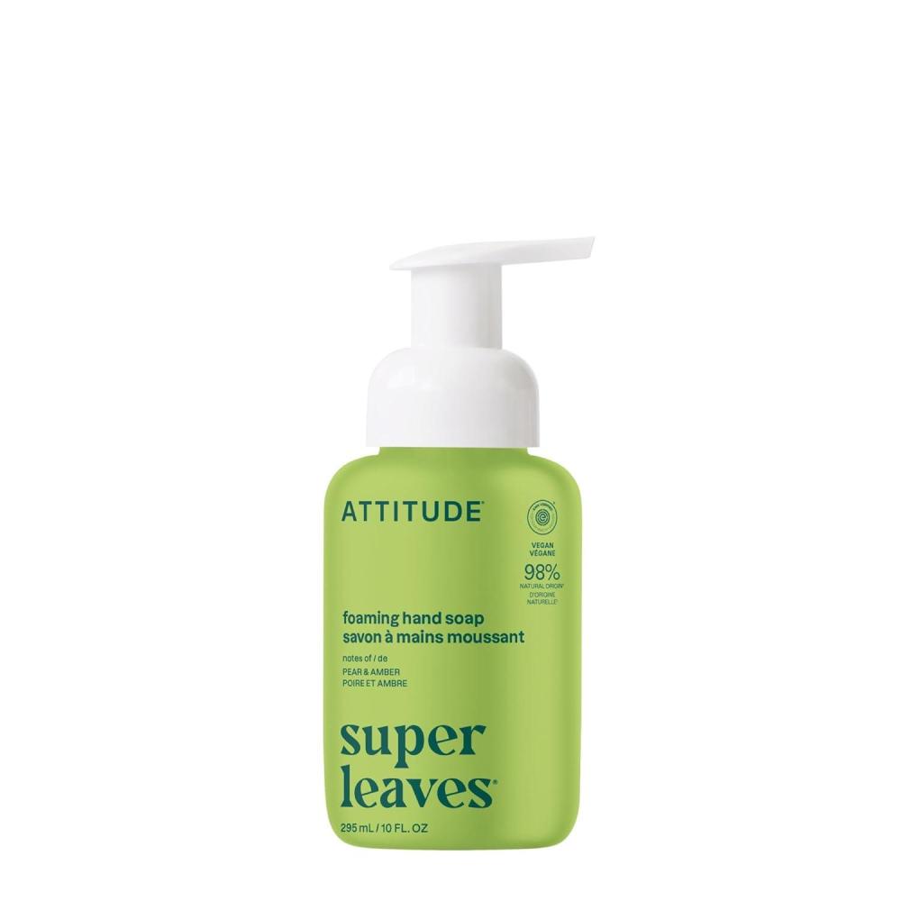image:imageATTITUDE Foaming Hand Soap EWG Verified Plant and MineralBased Ingredients Vegan and Crueltyfree Personal Care Products Orange Blossom amp Eucalyptus Scent10 Fl OzPear Amber