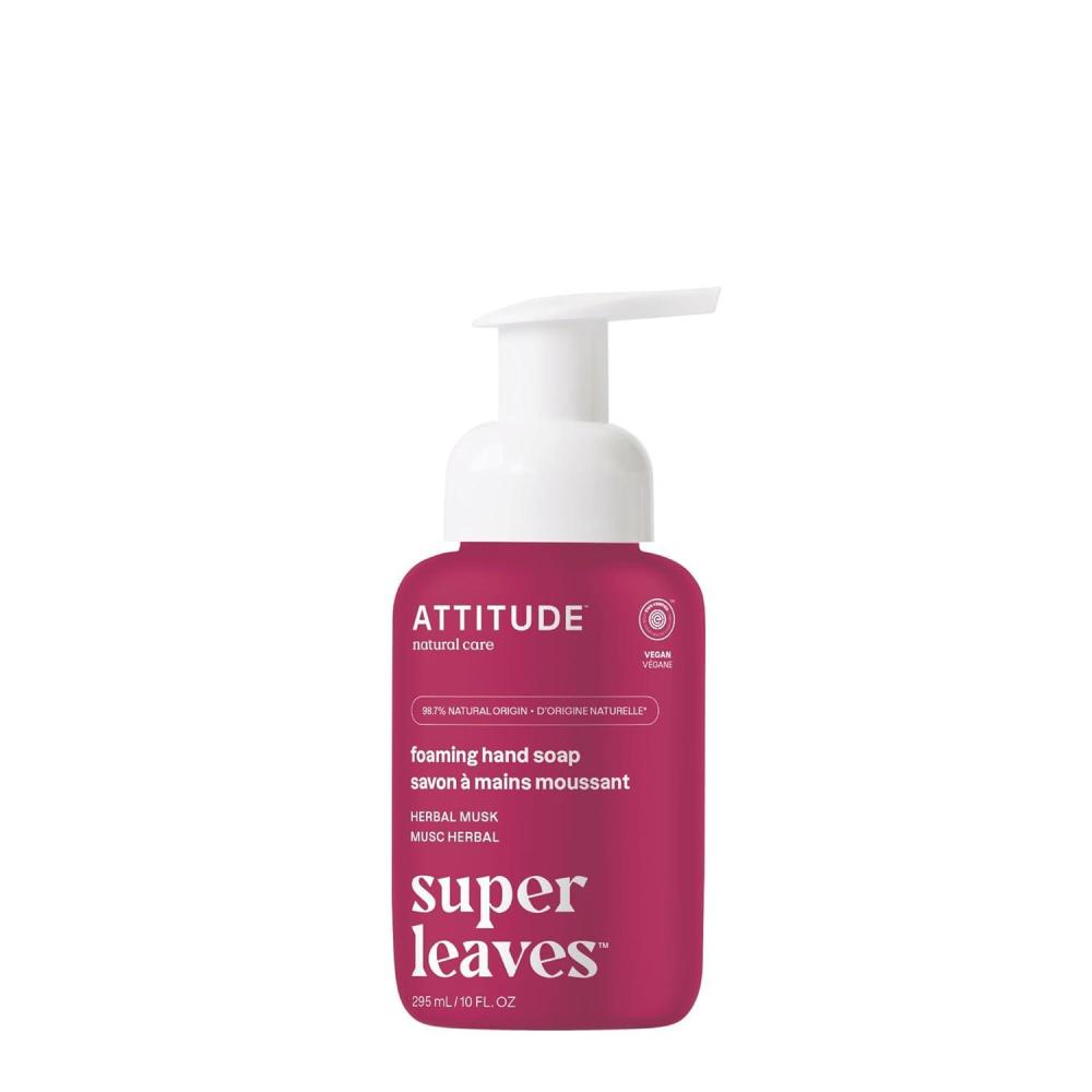 image:imageATTITUDE Foaming Hand Soap EWG Verified Plant and MineralBased Ingredients Vegan and Crueltyfree Personal Care Products Orange Blossom amp Eucalyptus Scent10 Fl OzHerbal Musk