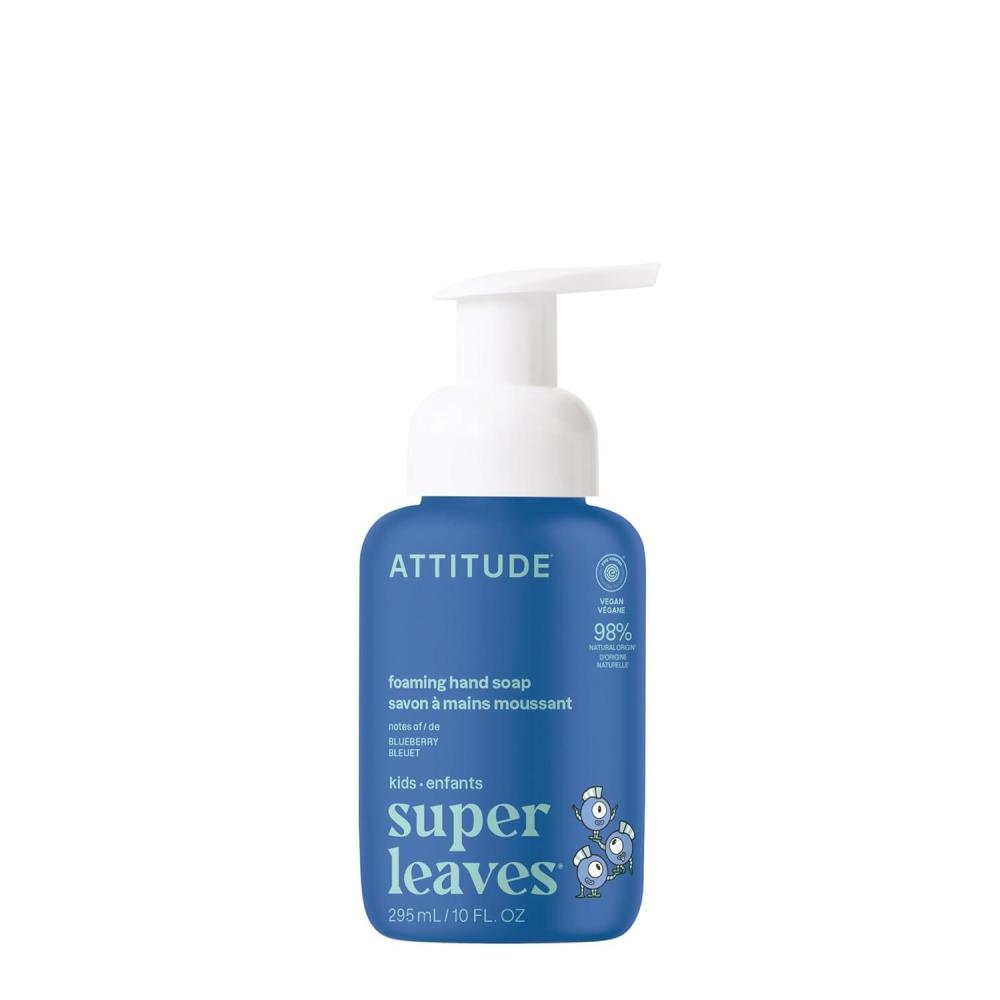 image:imageATTITUDE Foaming Hand Soap for Kids EWG Verified Dermatologically Tested Plant and MineralBased Ingredients Vegan Watermelon amp Coco 10 Fl OzBlueberry