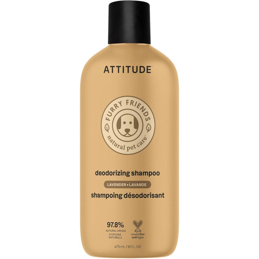 image:imageATTITUDE Itch Soothing Shampoo for Cat amp Dog Vegan and CrueltyFree Lavender 16 Fl OzLavender Deodorizing