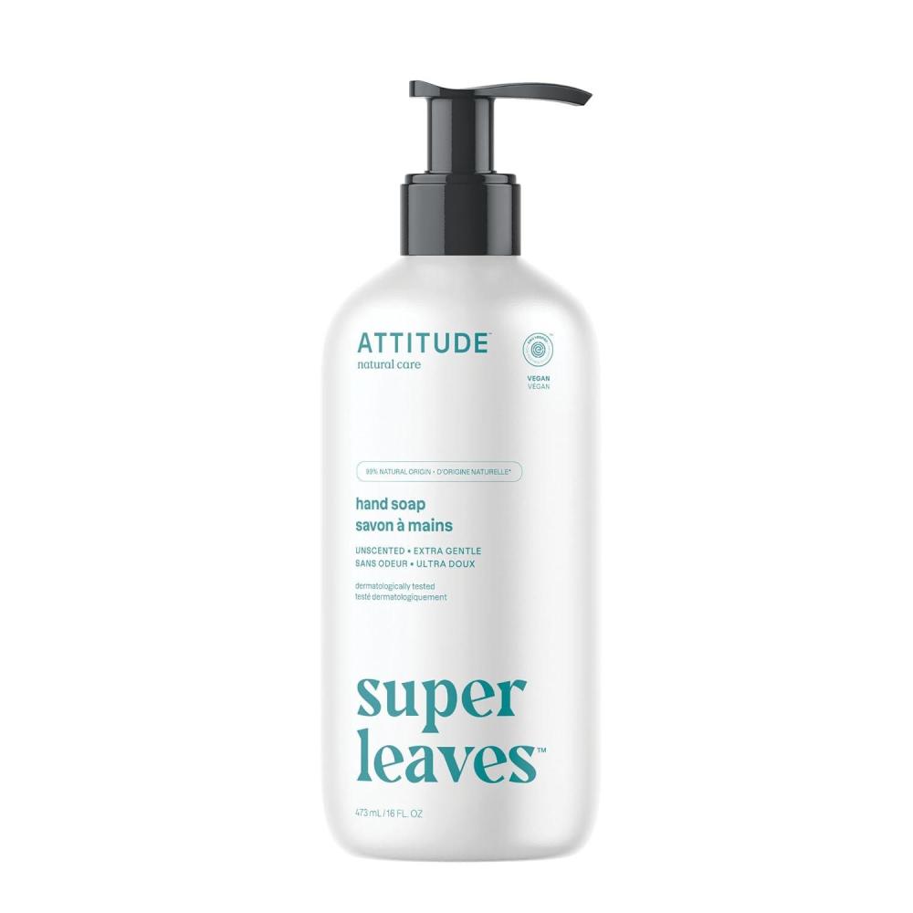 image:imageATTITUDE Liquid Hand Soap EWG Verified Plant and MineralBased Vegan Personal Care Products Coconut amp Wild Berries Scent 16 Fl OzUnscented