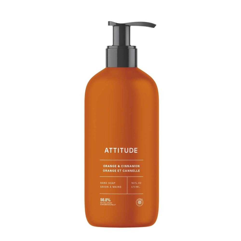 image:imageATTITUDE Liquid Hand Soap EWG Verified Plant and MineralBased Vegan Personal Care Products Pine amp Sage 16 Fl OzOrange Cinnamon