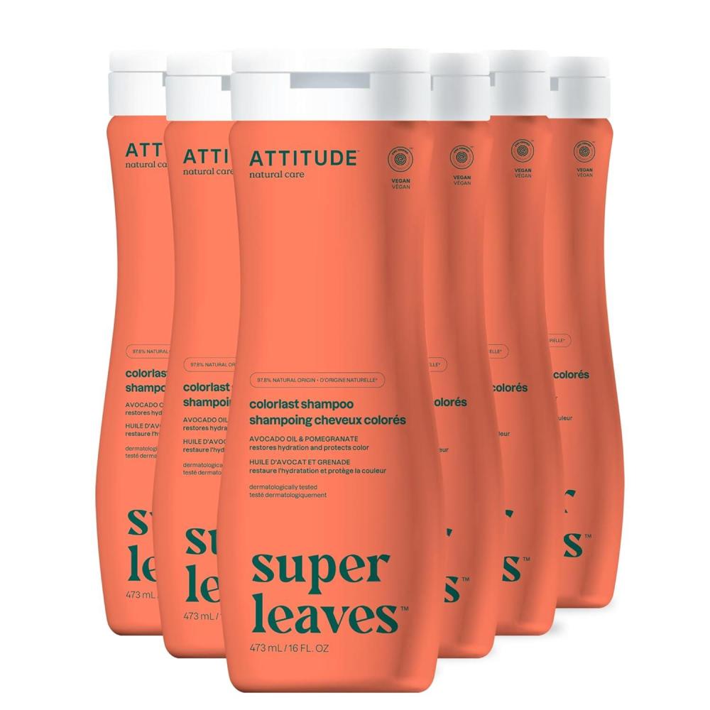 image:imageATTITUDE Moisture Rich Hair Shampoo EWG Verified For Dry and Damaged Hair Naturally Derived Ingredients Vegan and Plant Based Quinoa and Jojoba Bulk Refill 676 Fl OzColorlast