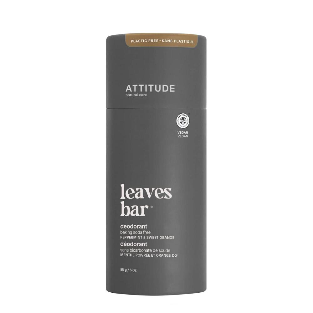 image:imageATTITUDE Natural Deodorant Aluminumfree Odor Control amp Long Lasting Nourishing Ingredients Castor and Jojoba Oils Baking Sodafree EWG Verified For Men and Women Sea Salt 3 OzPeppermint Sweet Orange