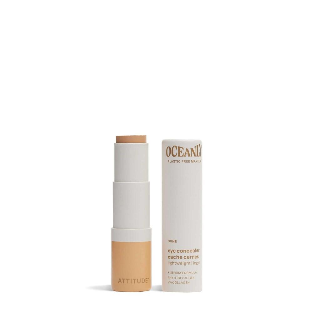 image:imageATTITUDE Oceanly Light Coverage Under Eye Concealer Stick Titanium DioxideFree EWG Verified PlasticFree Vegan amp Crueltyfree Makeup Cream 02 OuncesDune