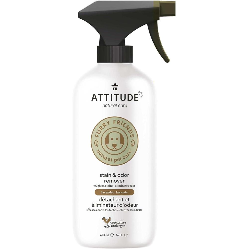 image:imageAttitude Stain and Odor Remover for Pets Plant and MineralBased Ingredients Vegan and CrueltyFree Lavender 16 Fl Oz16 Fl Oz