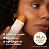 ATTITUDE Oceanly Light Coverage Face Tinted Oil Stick, EWG Verified, Titanium Dioxide-Free, Vegan & Cruelty-Free Tinted Moisturizer, Plastic-Free, Nude, 0.42 Ounces(Caramel)