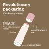 ATTITUDE Oceanly Lightweight Highlighter Stick, Titanium Dioxide-Free, EWG Verified, Plastic-Free, Vegan & Cruelty-free Makeup, Golden Rose, 0.3 Ounces(Sunset Glow)