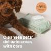 ATTITUDE Pet Grooming Wipes, Plant and Mineral-Based Ingredients, Vegan and Cruelty-Free Biodegradable Products, Unscented, 72 count (Pack of 6)(72 Count)