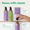 ATTITUDE Shampoo and Body Wash for Kids, EWG Verified Hair and Body Cleanser, Dermatologically Tested Soap, Plant and Mineral Based Bath Products, Vegan, Bulk Refill, Watermelon and Coco, 67.6 Fl Oz
