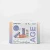 ATTITUDE Oceanly Aging Skin Daily Facial Care Routine Box Set, EWG Verified, Plastic-free, Plant and Mineral-Based Ingredients, Vegan and Cruelty-free, PHYTO AGE, Set of 4 Travel Size Bars(PHYTO AGE)