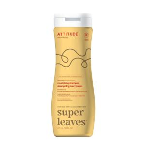 ATTITUDE Amplifying Shampoo for Curly Hair with Coconut Oil, EWG Verified, Vegan and Naturally Derived Ingredients, 2a, 2b, 2c Curl Type, Gives body to Curls, 16 Fl Oz(Curl Nourishing)