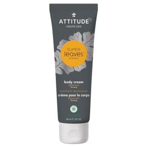 ATTITUDE Body Cream, EWG Verified Moisturizer, Vegan Moisturizing Products For Dry Skin, Dermatologically Tested, White Tea Leaves, 8 Fl Oz(Ginseng & Grapeseed Oil)