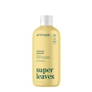 ATTITUDE Body Wash, EWG Verified Shower Gel, Dermatologically Tested, Plant and Mineral-Based, Vegan Personal Care Products, Earl Grey & Fresh Cucumber, 16 Fl Oz(Earl Grey & Fresh Cucumber)