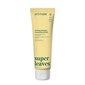 ATTITUDE Clarifying Hair Shampoo, EWG Verified, Restores Shine, Naturally Derived Ingredients, Vegan and Plant Based, Lemon Leaves and White Tea, 16 Fl Oz(Clarifying)