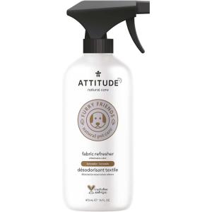 ATTITUDE Fabric Refresher for Pets, Neutralizes Odors, Plant and Mineral-Based Ingredients, Vegan and Cruelty-free, Bulk Refill, Lavender, 67.62 Fl Oz(16 Fl Oz (Pack of 1))