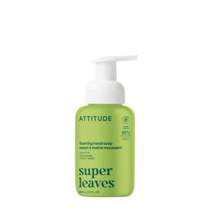 ATTITUDE Foaming Hand Soap, EWG Verified, Plant and Mineral-Based Ingredients, Vegan and Cruelty-free Personal Care Products, Orange Blossom & Eucalyptus Scent,10 Fl Oz(Pear & Amber)
