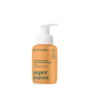 ATTITUDE Foaming Hand Soap, EWG Verified, Plant and Mineral-Based Ingredients, Vegan and Cruelty-free Personal Care Products, Orange Blossom & Eucalyptus Scent,10 Fl Oz(Orange Blossom & Eucalyptus)