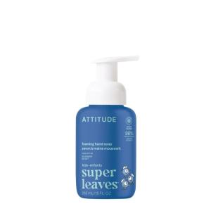 ATTITUDE Foaming Hand Soap for Kids, EWG Verified, Dermatologically Tested, Plant- and Mineral-Based Ingredients, Vegan, Watermelon & Coco, 10 Fl Oz(Blueberry)