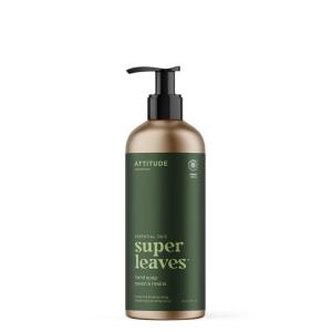 ATTITUDE Gentle Hand Soap for Sensitive Skin, EWG Verified, Enriched with Oats, Dermatologically Tested, Vegan, Unscented, Aluminum Bottle, 16 Fl Oz(Bergamot & Ylang Ylang)