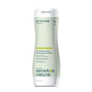 ATTITUDE Hair Shampoo for Sensitive Dry Scalp, EWG Verified, Soothing Oat, Dry and Damaged Hair, Naturally Derived Ingredients, Vegan and Plant-Based, Nourishing, Avocado Oil, 16 Fl Oz(Nourishing – Avocado Oil)