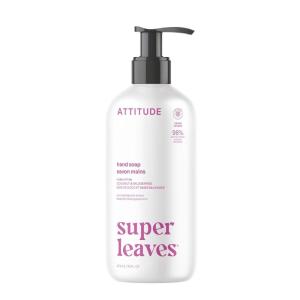 ATTITUDE Liquid Hand Soap, EWG Verified, Plant and Mineral-Based, Vegan Personal Care Products, Coconut & Wild Berries Scent, 16 Fl Oz(Coconut & Wild Berries)