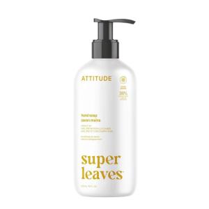ATTITUDE Liquid Hand Soap, EWG Verified, Plant and Mineral-Based, Vegan Personal Care Products, Coconut & Wild Berries Scent, 16 Fl Oz(Earl Grey & Fresh Cucumber)