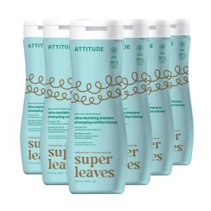 ATTITUDE Moisture Rich Hair Shampoo, EWG Verified, For Dry and Damaged Hair, Naturally Derived Ingredients, Vegan and Plant Based, Quinoa and Jojoba, Bulk Refill, 67.6 Fl Oz(Orange Blossom)