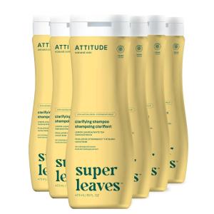ATTITUDE Moisture Rich Hair Shampoo, EWG Verified, For Dry and Damaged Hair, Naturally Derived Ingredients, Vegan and Plant Based, Quinoa and Jojoba, Bulk Refill, 67.6 Fl Oz(Clarifying)