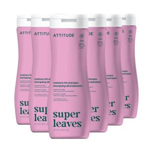 ATTITUDE Moisture Rich Hair Shampoo, EWG Verified, For Dry and Damaged Hair, Naturally Derived Ingredients, Vegan and Plant Based, Quinoa and Jojoba, Bulk Refill, 67.6 Fl Oz(Moisture Rich)