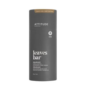 ATTITUDE Natural Deodorant, Aluminum-free, Odor Control & Long Lasting, Nourishing Ingredients, Castor and Jojoba Oils, Baking Soda-free, EWG Verified, For Men and Women, Sea Salt, 3 Oz(Peppermint & Sweet Orange)
