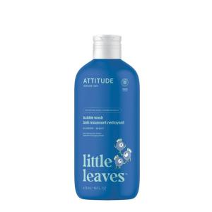 Attitude Bubble Wash for Kids, EWG Verified Bubble Bath, Hair Shampoo and Body Soap, Dermatologically Tested, Plant- and Mineral-Based, Vegan, Mango, 16 Fl Oz(Blueberry)