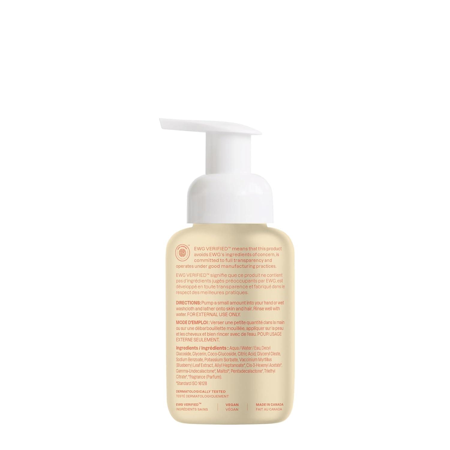 image:imageATTITUDE 2in1 Hair and Body Foaming Baby Wash EWG Verified Shampoo Soap Dermatologically Tested Made with Naturally Derived Ingredients Vegan Orange and Pomegranate 10 Fl OzPear Nectar
