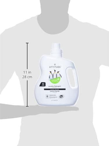 image:imageATTITUDE Liquid Laundry Detergent EWG Verified HE Compatible PlantBased amp Vegan Natural Laundry Soap Wildflowers Scent 40 Loads 676 Fl OzUnscented